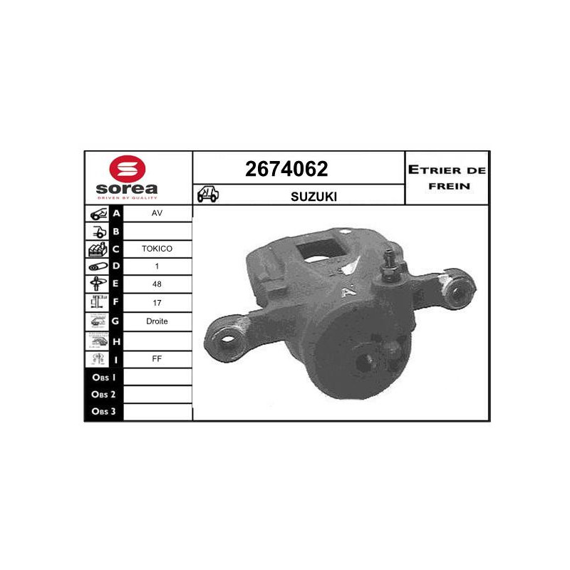 Étrier de frein EAI