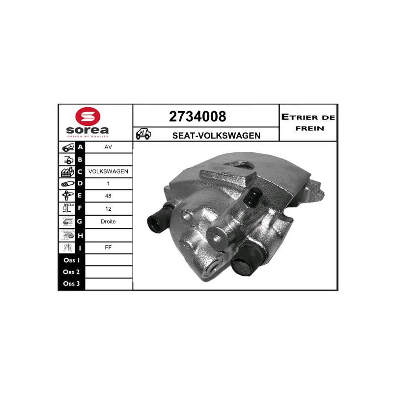 Étrier de frein EAI