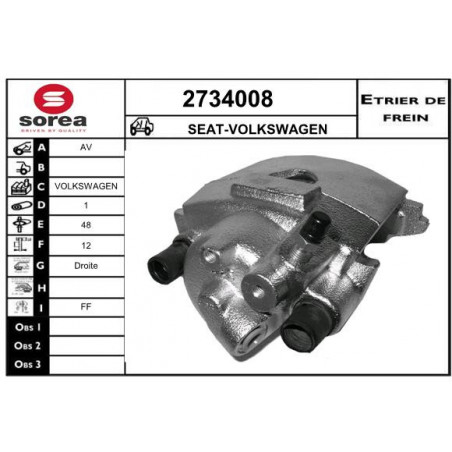 Étrier de frein EAI