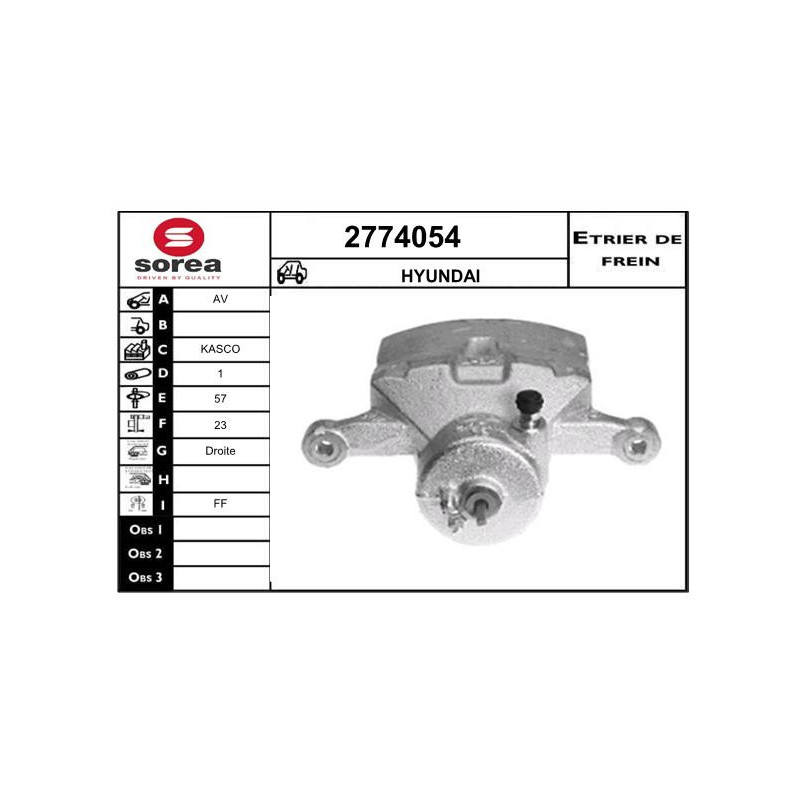 Étrier de frein EAI