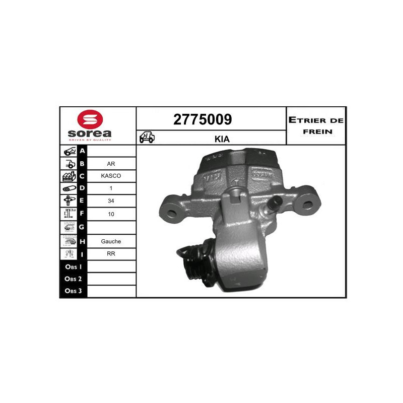 Étrier de frein EAI