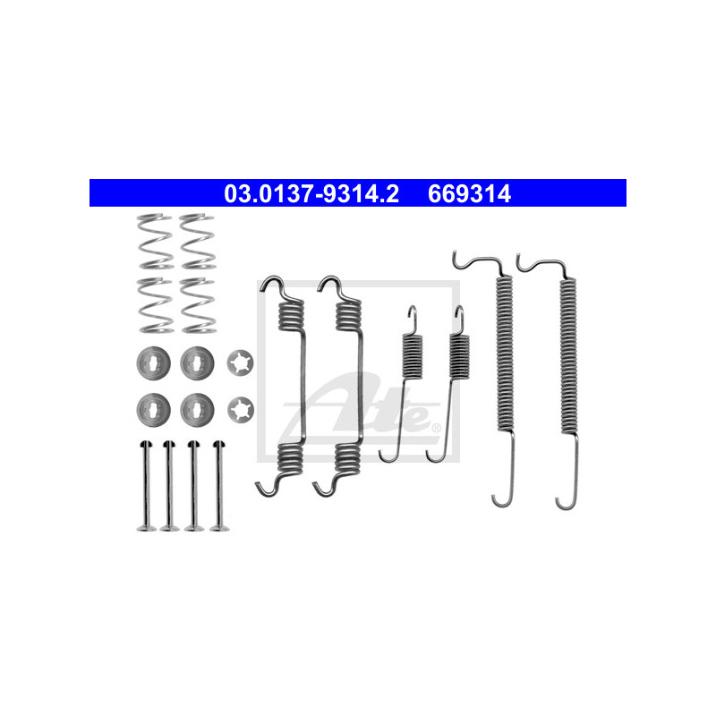 Kit d'accessoires (mâchoire de frein) ATE