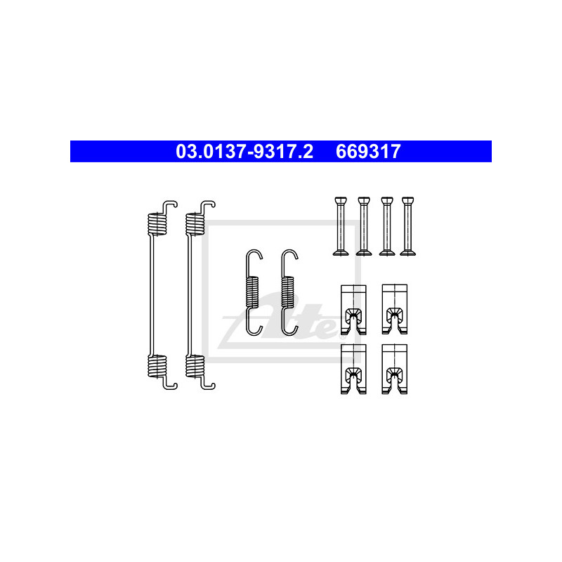 Kit d'accessoires (mâchoire de frein) ATE