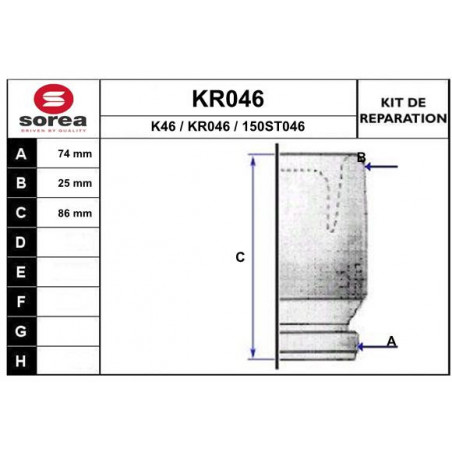 Jeu de joints-soufflets...