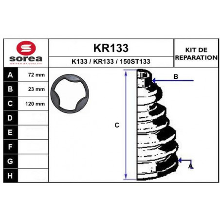 Jeu de joints-soufflets...