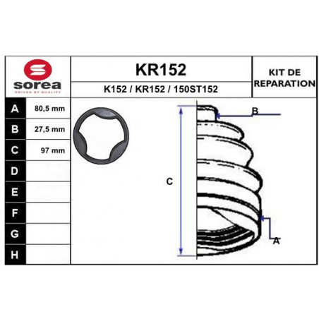 Jeu de joints-soufflets...
