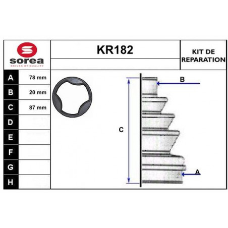 Jeu de joints-soufflets...