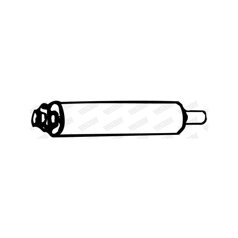 Silencieux avant WALKER