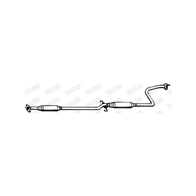 Silencieux intermédiaire WALKER