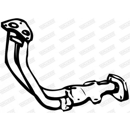 Tuyau d'échappement WALKER