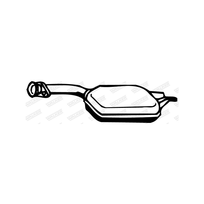 Silencieux intermédiaire WALKER