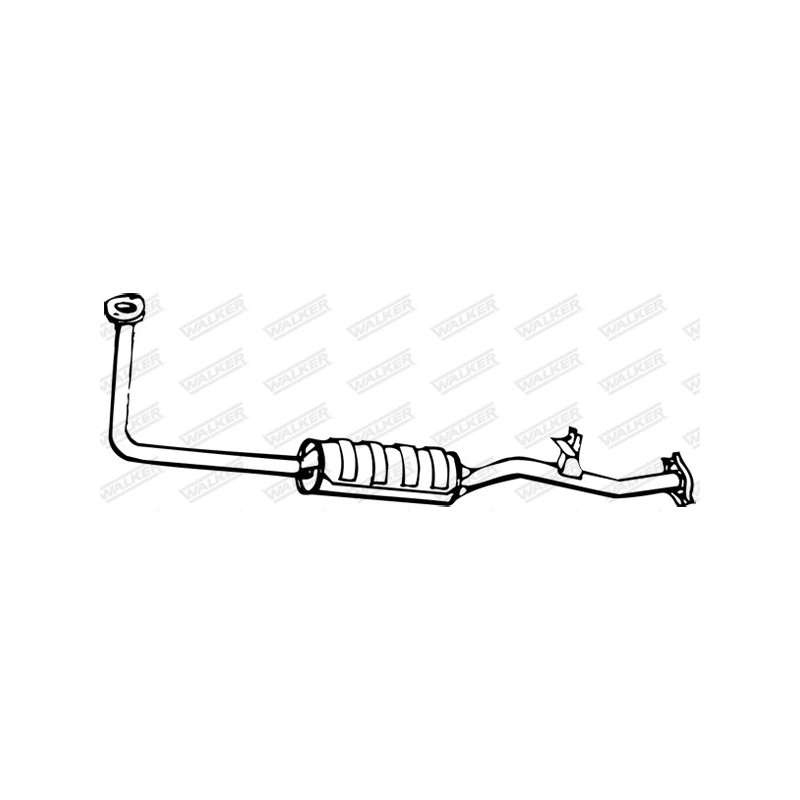 Silencieux avant WALKER