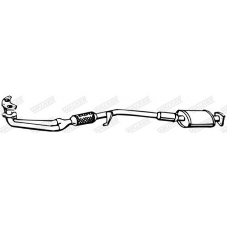 Silencieux avant WALKER