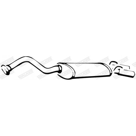 Silencieux arrière WALKER