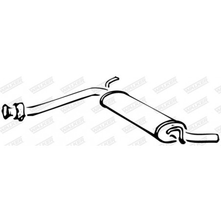 Silencieux avant WALKER