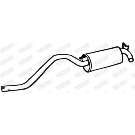 Silencieux arrière WALKER