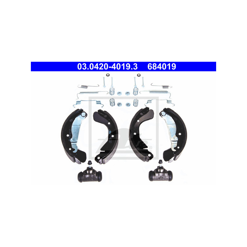 Jeu de mâchoires de frein ATE