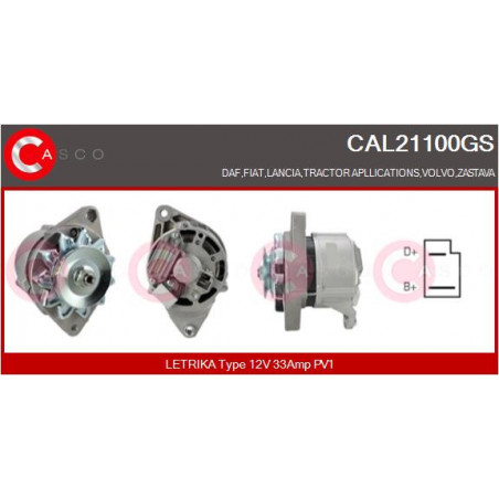 Alternateur CASCO