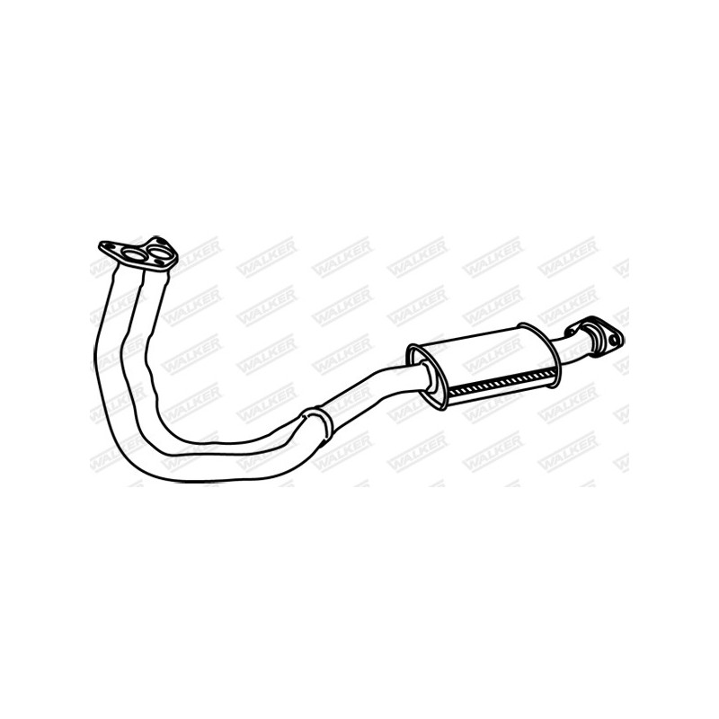 Silencieux avant WALKER