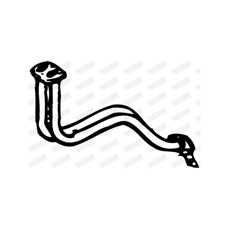 Tuyau d'échappement WALKER