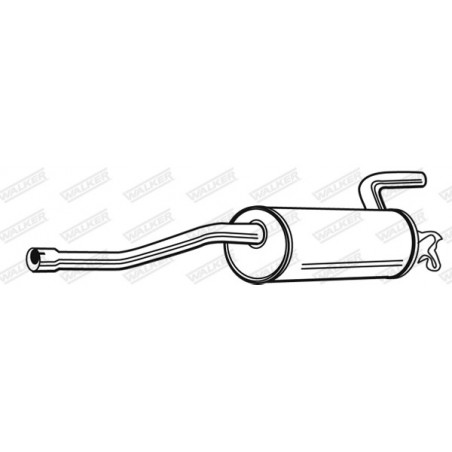 Silencieux arrière WALKER