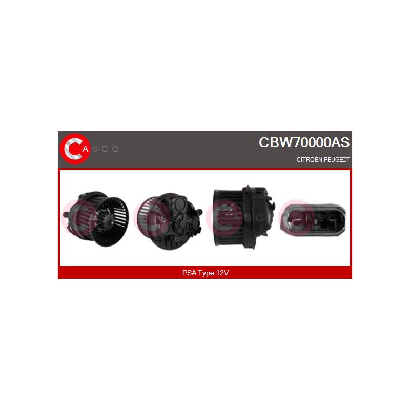 Pulseur d'air habitacle CASCO