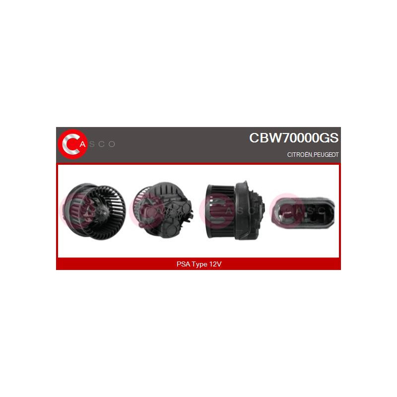 Pulseur d'air habitacle CASCO