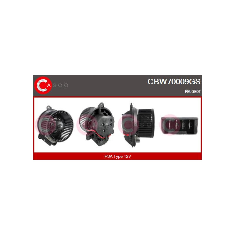 Pulseur d'air habitacle CASCO