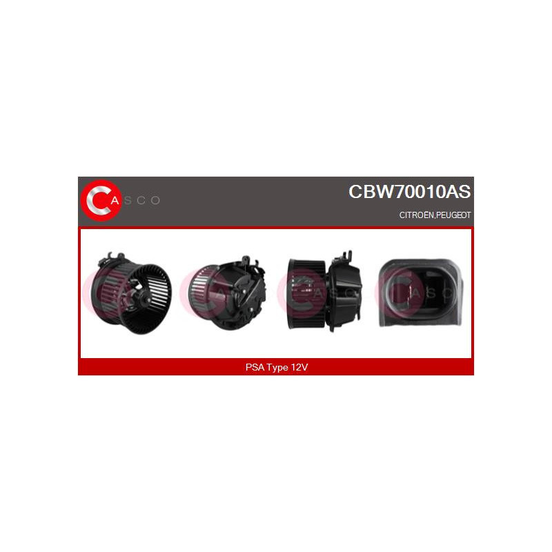 Pulseur d'air habitacle CASCO