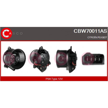 Pulseur d'air habitacle CASCO