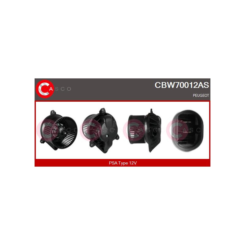 Pulseur d'air habitacle CASCO