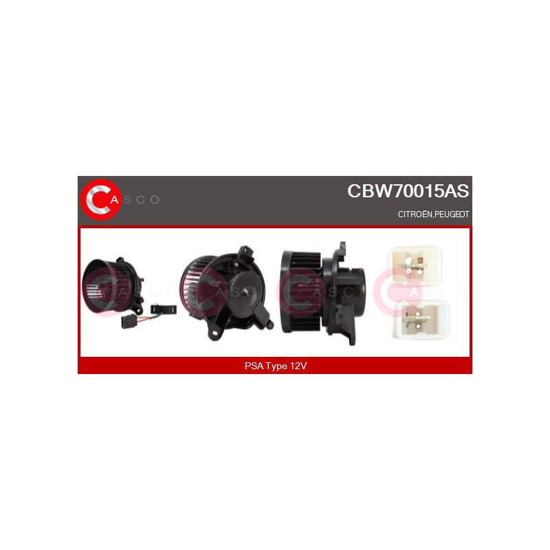 Pulseur d'air habitacle CASCO