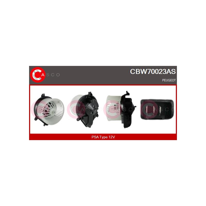 Pulseur d'air habitacle CASCO