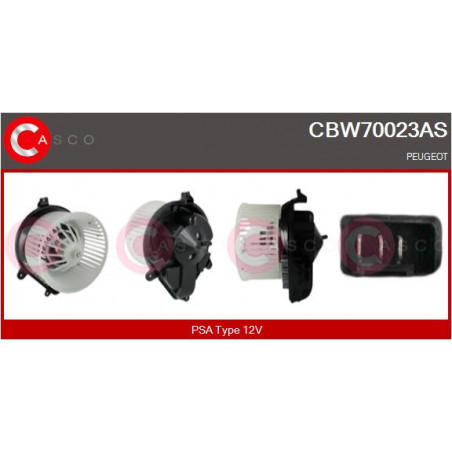 Pulseur d'air habitacle CASCO