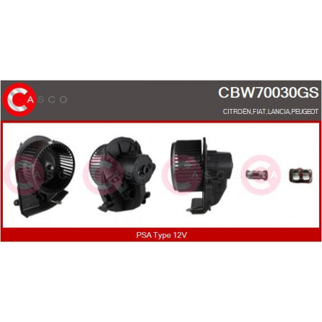 Pulseur d'air habitacle CASCO