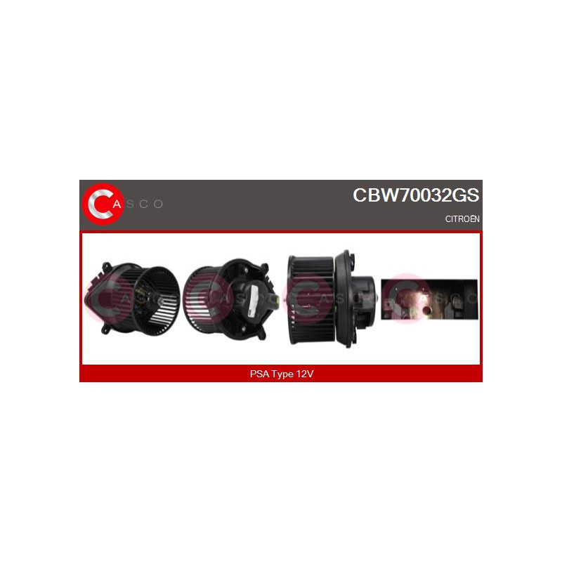 Pulseur d'air habitacle CASCO