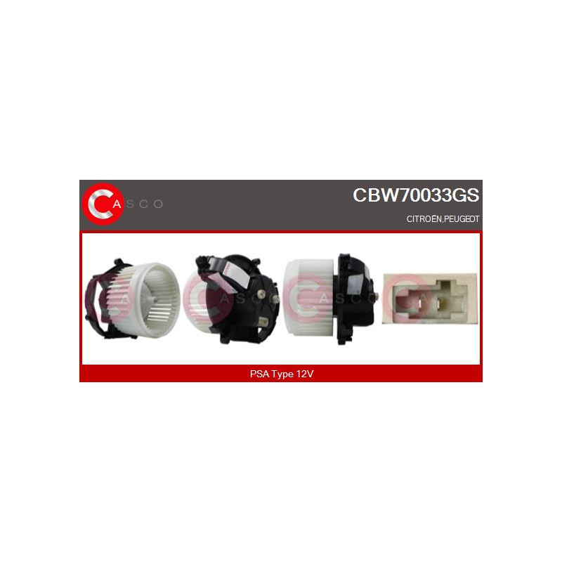 Pulseur d'air habitacle CASCO