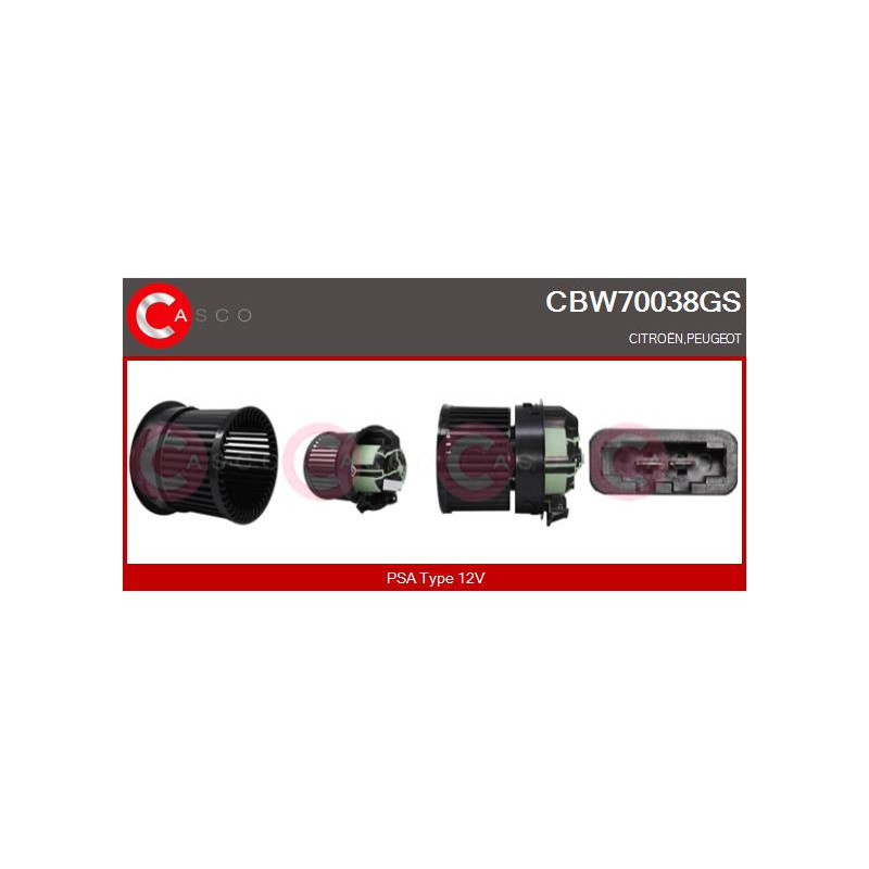 Pulseur d'air habitacle CASCO