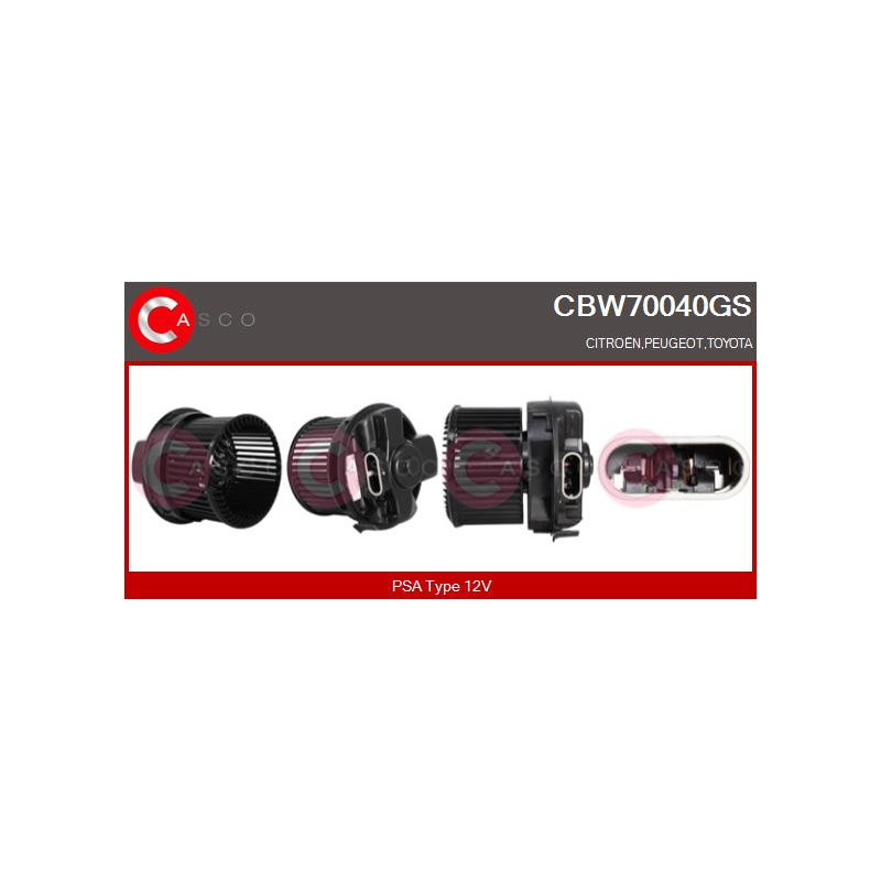 Pulseur d'air habitacle CASCO