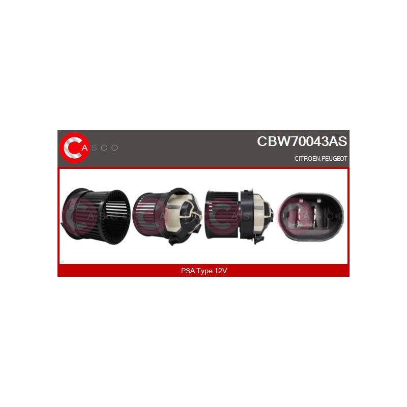 Pulseur d'air habitacle CASCO