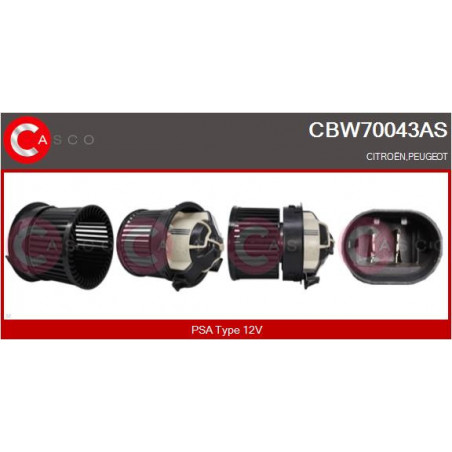 Pulseur d'air habitacle CASCO