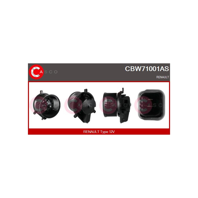 Pulseur d'air habitacle CASCO