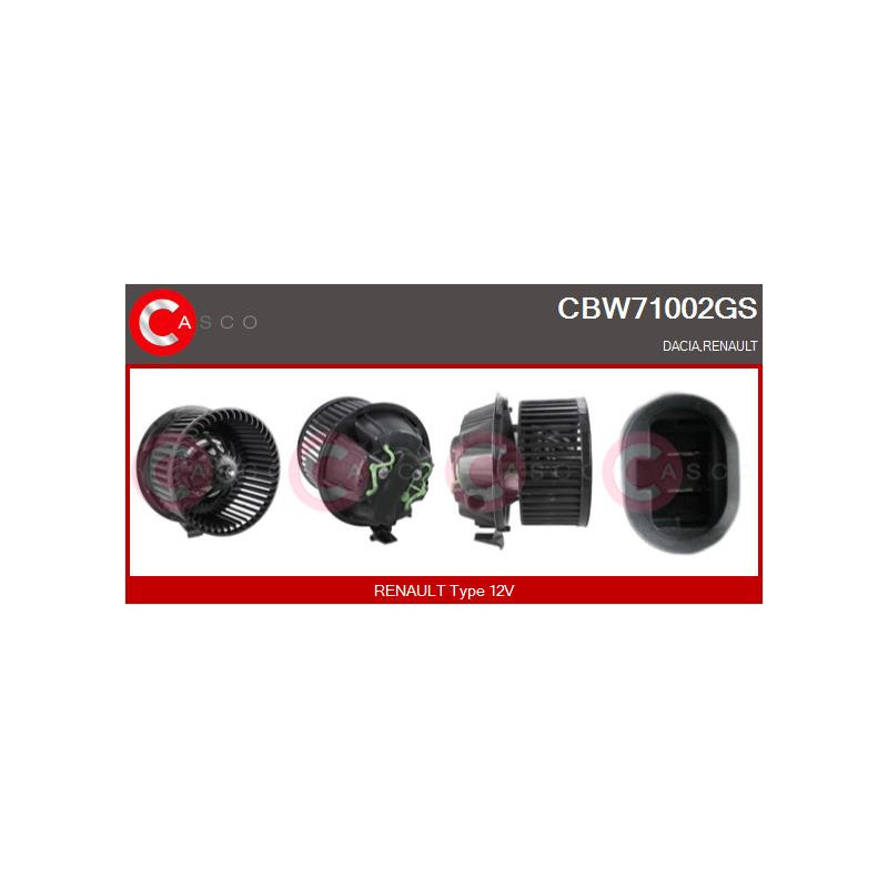 Pulseur d'air habitacle CASCO