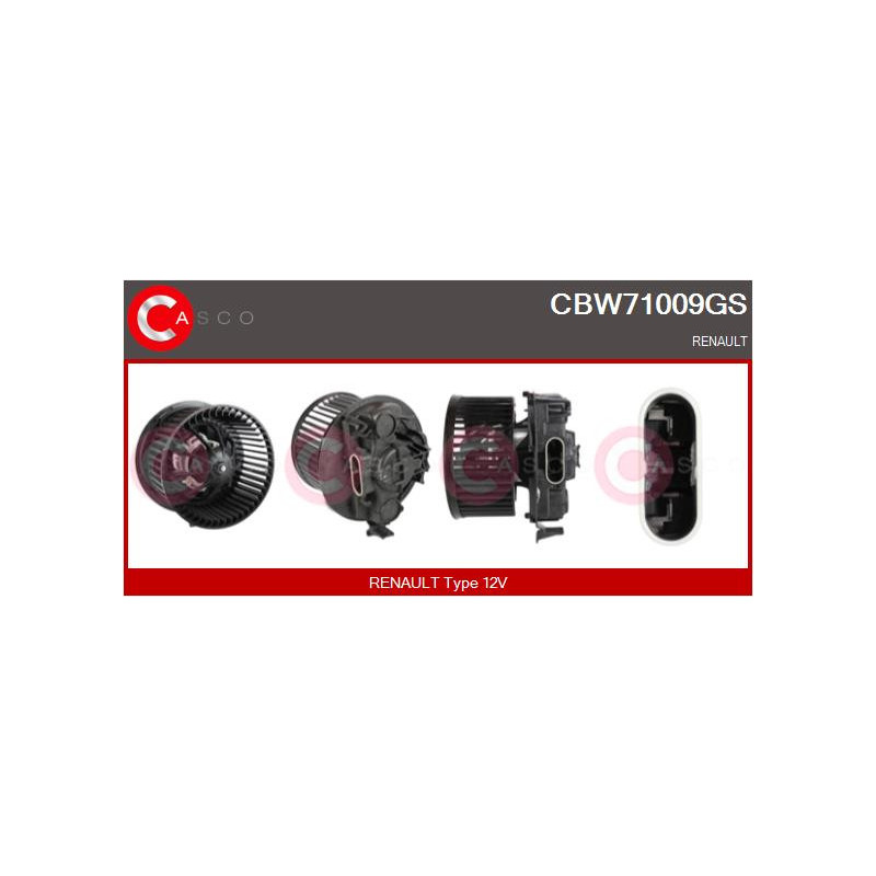 Pulseur d'air habitacle CASCO