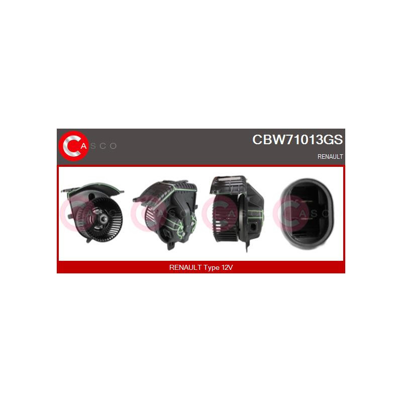 Pulseur d'air habitacle CASCO