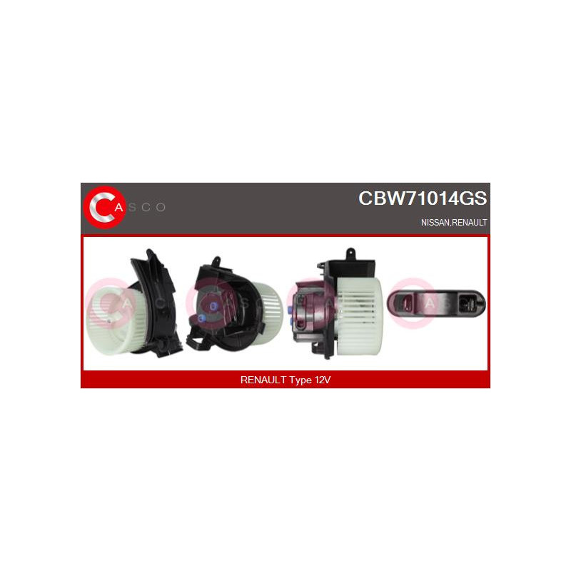 Pulseur d'air habitacle CASCO