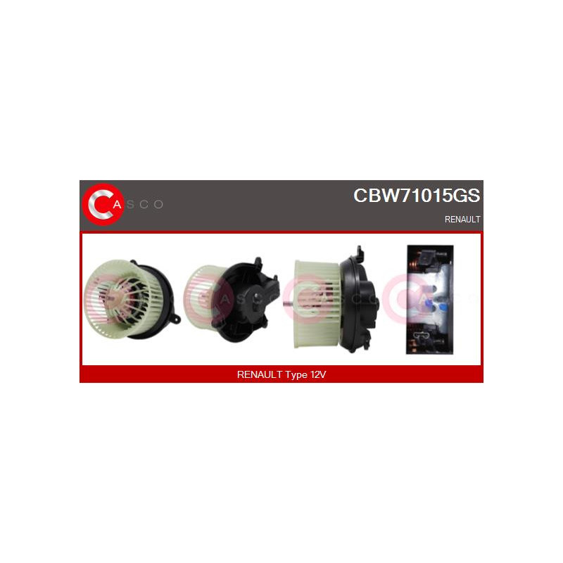 Pulseur d'air habitacle CASCO