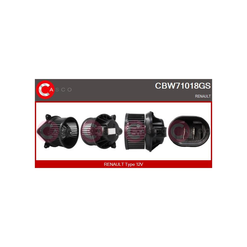 Pulseur d'air habitacle CASCO