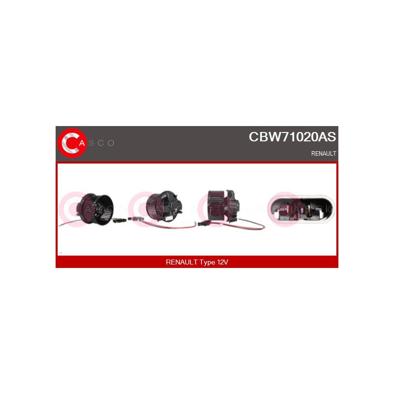 Pulseur d'air habitacle CASCO