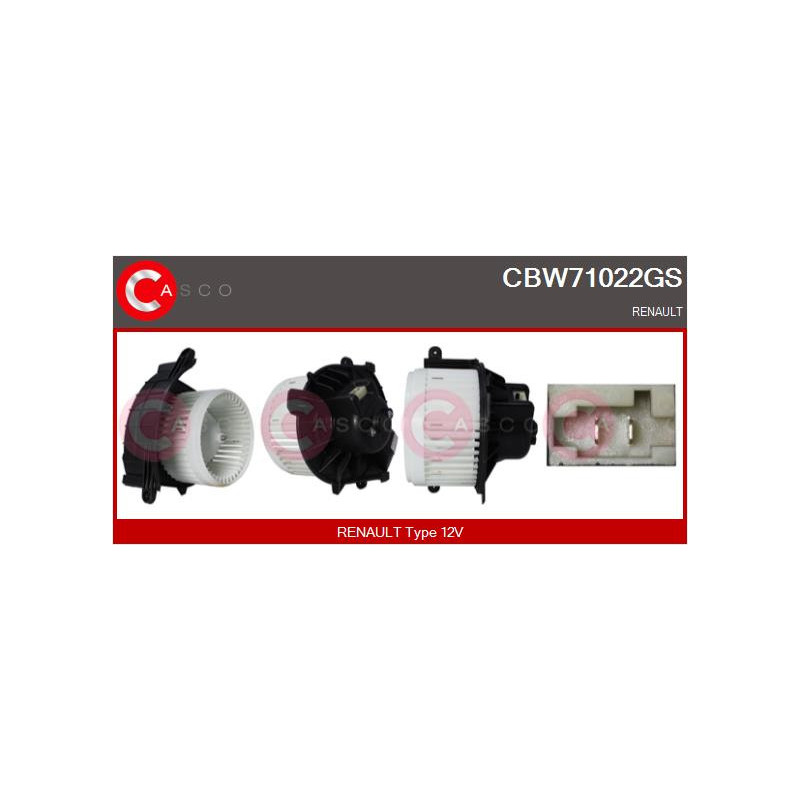 Pulseur d'air habitacle CASCO